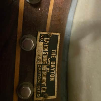Dayton  4 String Tenor Early 1900's antique  - Original image 9