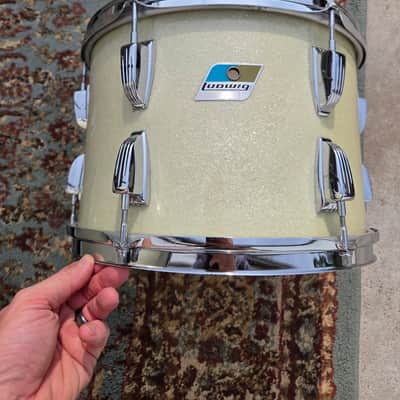 Ludwig No. 980 Super Classic Outfit 9x13 / 16x16 / 14x22" Drum Set (3-Ply) 1970 - Silver Sparkle (C022-1) image 12