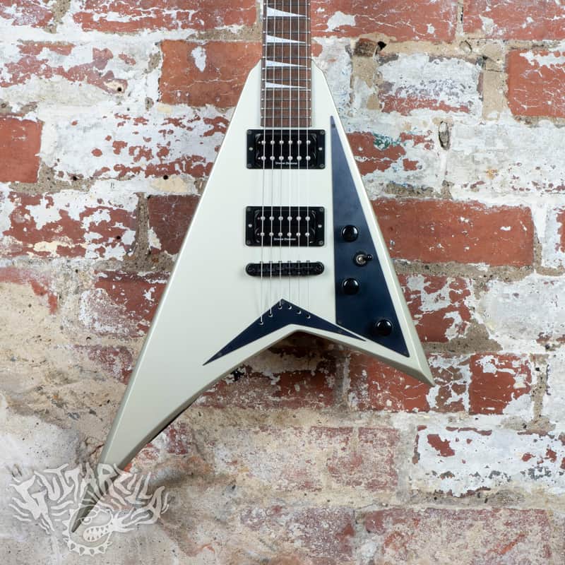 Grover Jackson RR-CU ジャクソン ランディV Grover Jackson Randy Rhoads Flying V RR-C.U-50 1996 Pewter | Reverb