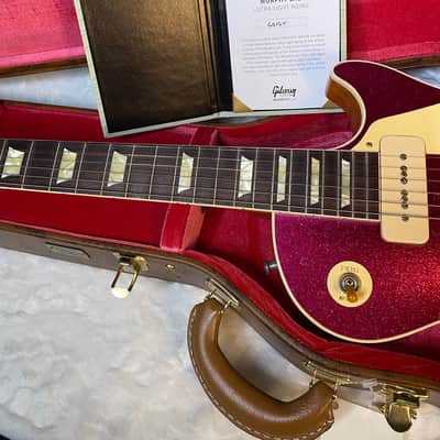 NEW ! Gibson Custom Shop Murphy Lab '56 Les Paul - All Pink Sparkle Reissue - Ultra Light Aged - 8.5 lbs - Authorized Dealer - G05152 image 12