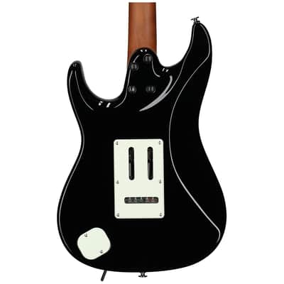 Ibanez AZ2203N Prestige Electric Guitar (with Case), Black, Open Box (Very Good) image 6