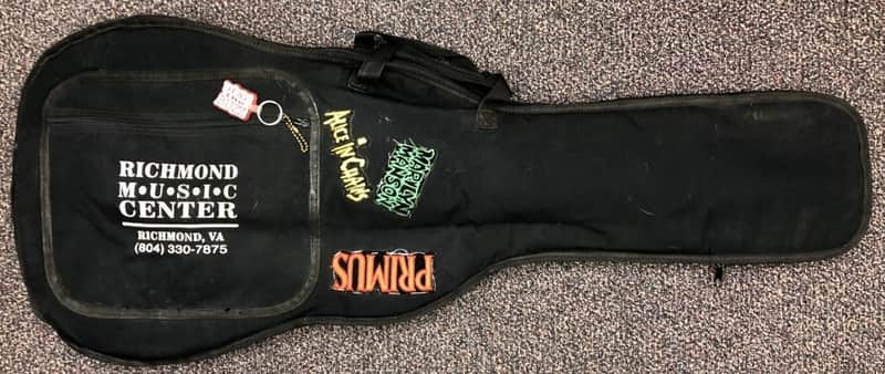Richmond Music Center Electric Guitar Gig Bag - Patches & Keychain image 1