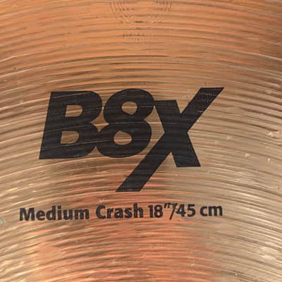 Sabian 18" B8X Medium Crash Cymbal image 2