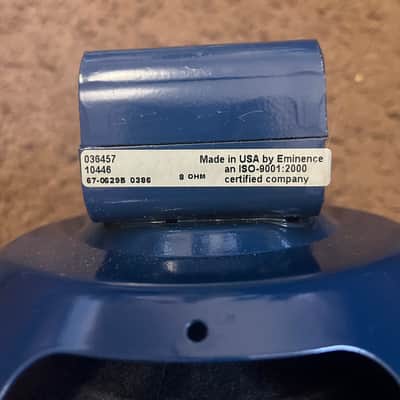 Eminence 1028P 8 Ohm 1990’s - Blue image 3