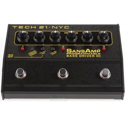 Tech 21 Sansamp Programmable Bass Driver | Reverb