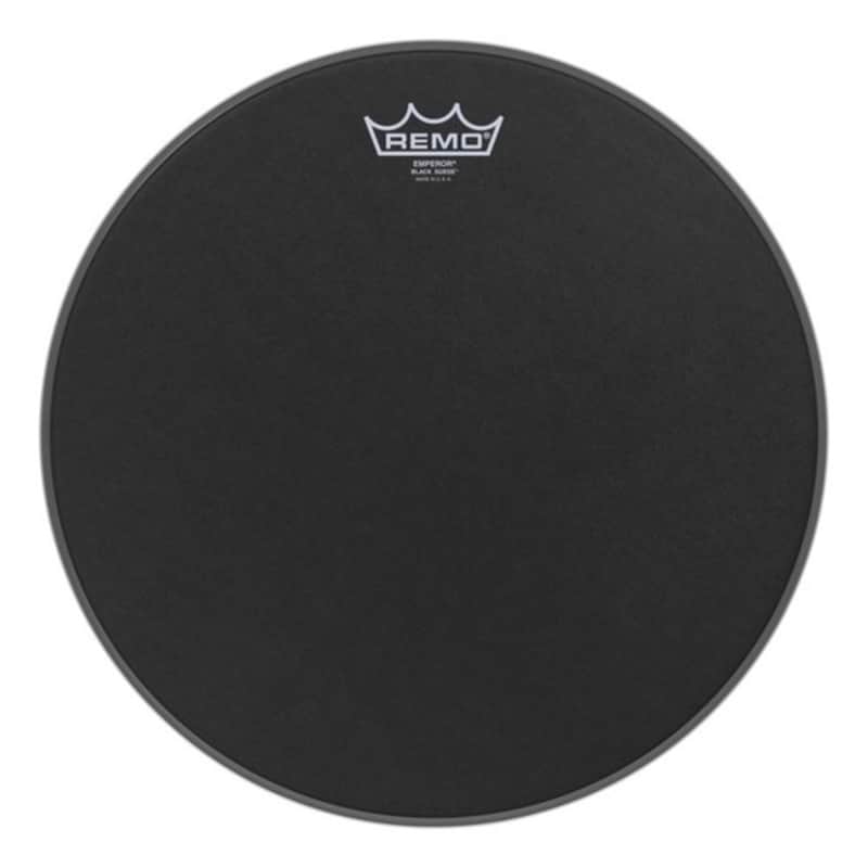 Remo Emperor Black Suede 13'' image 1