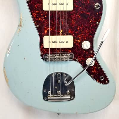 LsL Instruments Placerita, JM Style w/Tremolo, Swamp Ash Body, Rosewood FB, Sonic Blue, w/HSC image 6