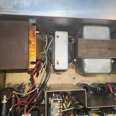 Selmer Stereomaster 100W (Dual 50W) Tube Amp Head 1965-1967 Metal Box | Fully Serviced w/ NOS GE Tubes | Syd Barrett Pink Floyd Era image 8