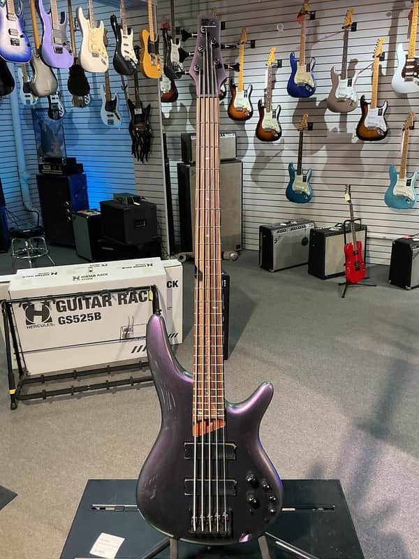 Ibanez SR505E Standard 5-String Bass - Black Aurora Burst image 1