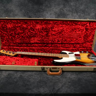 Early 1957 Fender Precision Bass - 2-Tone Sunburst image 8
