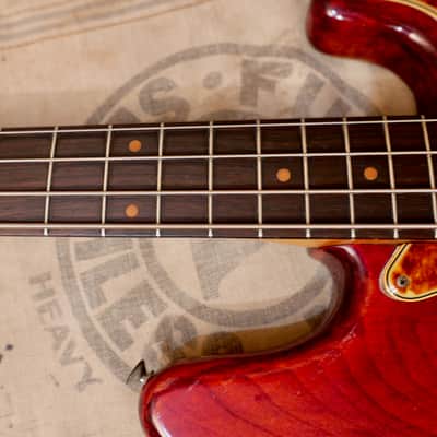 Fender Precision Bass 1960 - Red - Refin image 14