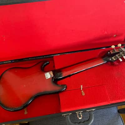 1965 Tombo Ukulet Mini Electric Guitar with AMP in Case! RARE Japanese image 10