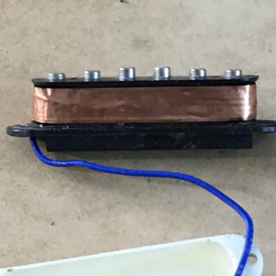Vintage Fender (Fernandes?) Strat Middle Pickup 1980s Japan MIJ Natural Relic Aging image 4