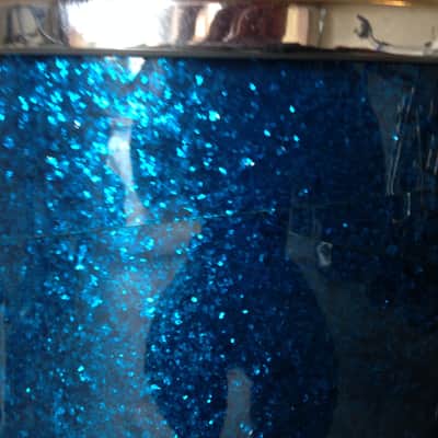 Gretsch New Classic Maple Drum Set 2011 Ocean Blue Sparkle 8, 10, 12, 14, 16, 18, 22 image 12