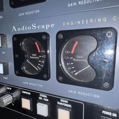 AudioScape Engineering Co. DC-101 D-COMP 2-Channel Limiter / Compressor 2018 - 2021 - Green image 9