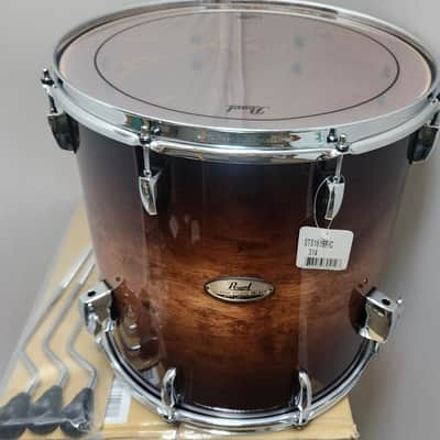 USED Pearl Session Studio Select Gloss Barnwood Brown 16x16" Floor Tom Drum w/Legs | Authorized Dealer image 2