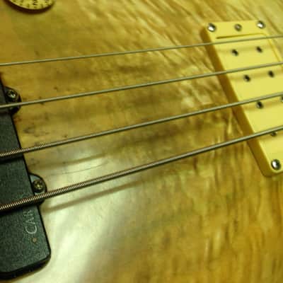 Piece Mill Carvin / Ed Roman Kramer / Metal Fork Headstock LEFTY Bass Guitar image 10