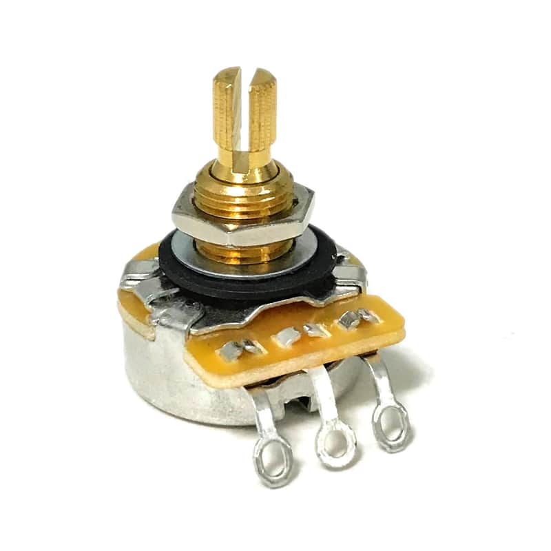 CTS Guitar Pot 500K Audio 24mm Brass Sleeve 450GT3 image 1