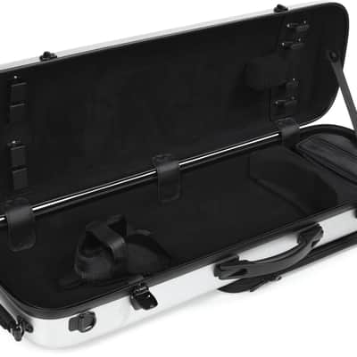Howard Core CC450 Oblong Scratch-resistant Violin Case - Silver 4/4 Size image 1