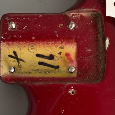 Fender  Electric XII 12 String Solid Body Electric Guitar (1966), ser. #169307, original black tolex hard shell case. image 17