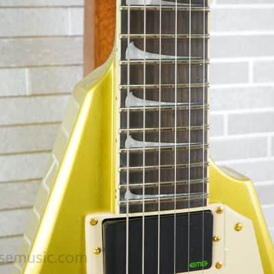 ESP LTD KH-V Kirk Hammett Signature - Metallic Gold image 2
