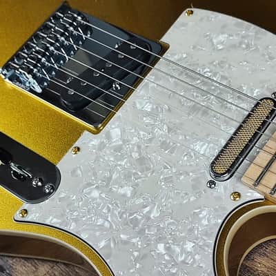 MyDream Partcaster Custom Built - Gold and Silver Babicz image 5