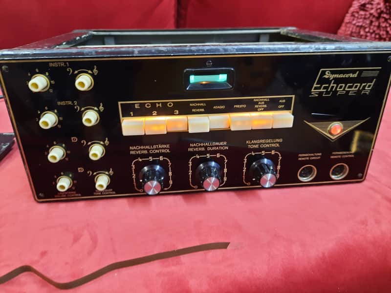 1967 German Vintage Tube Tape Echo Dynacord S65 image 1