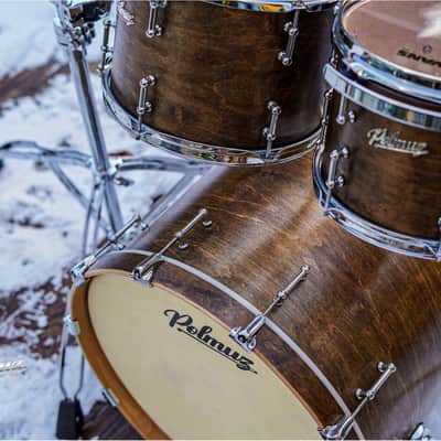 Polmuz drums Maple Model 1 - 20/10/12/16 - Satin Brown image 3