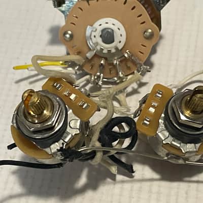 2000's MIM Fender Mexican Standard Stratocaster Guitar Upgraded Electronics Wiring Harness Emerson Capacitor image 4
