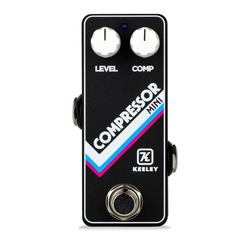 Keeley Electronics Compressor Mini Guitar Effects Pedal, Black Neon image 1