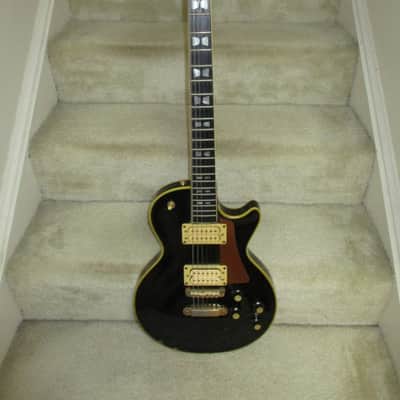 EKO Les Paul Style With Gold Hardware Circa 1970 - Black/Italy image 1