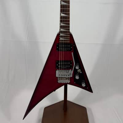Jackson RR3 Randy Rhoads V Electric Guitar W/ OHSC MIJ Japan 1997 - Trans Red image 1