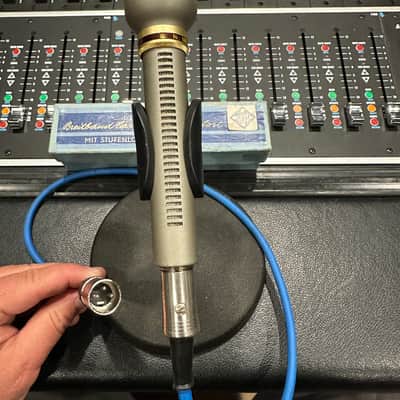 AKG/Telefunken D 19 B Cardioid Dynamic Microphone 1960s - Gold/Gray image 4