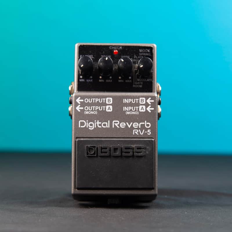 Boss RV-5 Digital Reverb (Dark Gray Label) 2002 - 2015 - Grey | Reverb