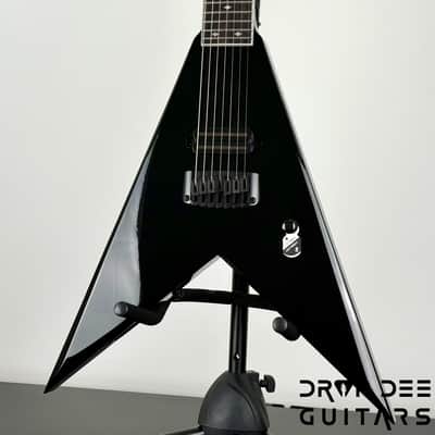 ESP LTD Jack Simmons JS-7 Baritone 7-String Electric Guitar w/ Case - Black image 4