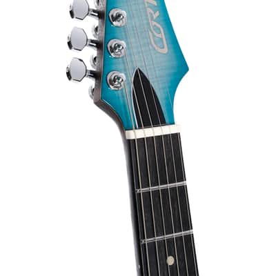 Cort X700 DUALITY II | X Series Duality II Double Cutaway Electric Guitar, Polar Ice Burst. New with Full Warranty! image 3
