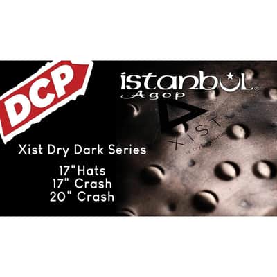 Istanbul Agop Xist Dry Dark Hi Hat Cymbals 17" image 2