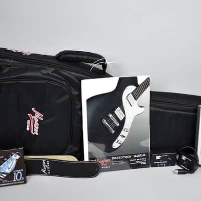 Manson Mb-1 Matt Bellamy Replica 2016 Red Glitter w/ Gig Bag and Accessories image 12