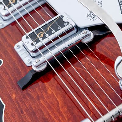 1967 Gretsch Tennessean 6119 Vintage Hollowbody Dark Cherry w/ HiLoTron, Case image 9