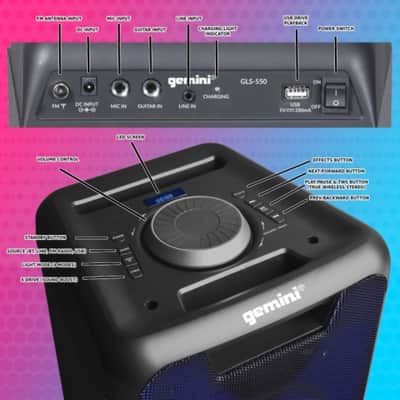 GLS-550: BLUETOOTH PARTY SYSTEM image 6