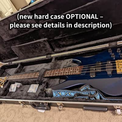 vintage 1990 Yamaha RBX 800 RBX800A trans midnight blue active PJ