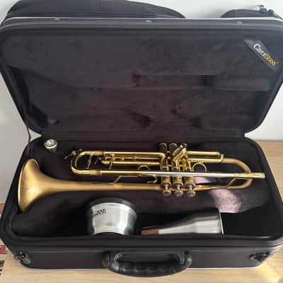 Immagine Carol Brass CTR-5060H-GSS-Bb-L Professional Bb Trumpet Satin Lacquer Set - 12