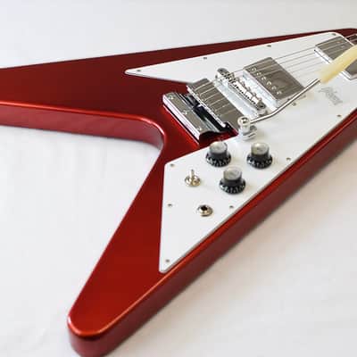 Gibson Flying V 1967 Reissue 2020 Vibrola Burgundy image 9