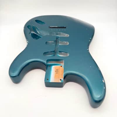 MJT Stratocaster Body Alder Relic Nitro Sherwood Green mjt6666 image 4