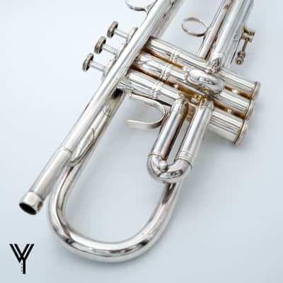 Bach Mt Vernon L Bore 25 Stradivarius Bb Trumpet 1960 - Silver image 1
