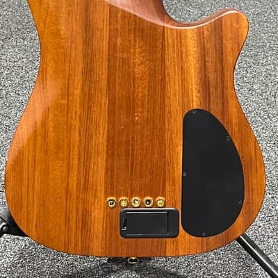 Carvin AC50L Custom USA Left Handed Fretless Acoustic Electric 5-string Bass image 11