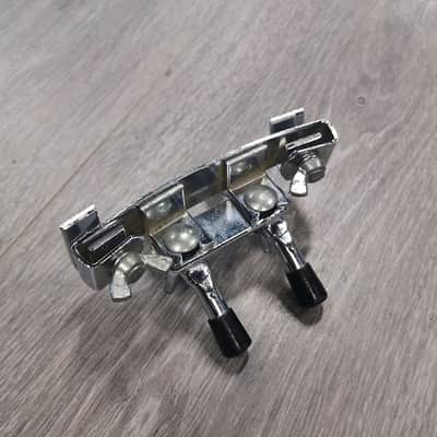 Vintage Bass Drum Anchor Spur Cleat Rim Bracket - Chrome image 2