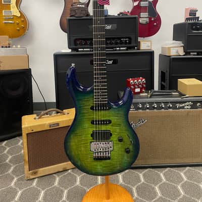 Ernie Ball Music Man L4 Steve Lukather BFR Family Reserve 150 pcs. 2025 - Green Tide 6-String Electric Guitar Floyd Rose *AUTHORIZED DEALER image 2
