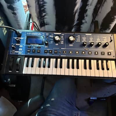 Novation MiniNova 37-Key 18-Voice Synthesizer 2012 - Present - Blue image 1