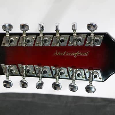 LaBoz 1960's Japanese 12-String Burns Copy w/ Hardshell Case image 9